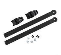 Kit de remplacement de sangle de cheville pour snowboard avec motif échelle et système de fermeture à boucle en métal (265 x 20 mm)