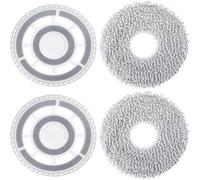 Kit de remplacement de serpillière Roborock - Compatible avec les séries Qrevo Curv/Edge et Saros 10R