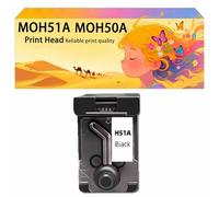 Kit de remplacement de tête d'impression GT50 GT51 MOH51A MOH50A (avec puce) compatible avec les imprimantes GT5810 GT5820 GT5822 Tank 310 311 351 318 319 410 411 418 419 415 durable et stable 1*black