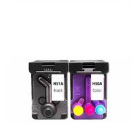 Kit de remplacement de tête d'impression GT50 GT51 MOH51A MOH50A (avec puce) compatible avec les imprimantes GT5810 GT5820 GT5822 Tank 310 311 351 318 319 410 411 418 419 415 durable et stable 1 set