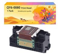 Kit de Remplacement de tête d'impression QY6-0080 (avec Puce) Compatible avec Les imprimantes pour Canon IP4820 IP4920 IX6520 MG5120 MG5220 MG5320 MX712 MX882 MX892 ; Durable et Stable 1 Pack