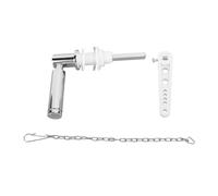 Kit De Remplacement De Tige De Poignée De Levier De Chasse D'eau De Toilette, Poignée De Toilette De Remplacement, Bras De Levier De Réservoir De Toilette Avec Bras Réglable En Chaîne