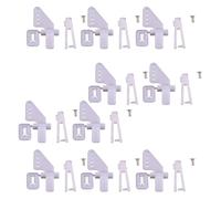 Kit de remplacement de tige de poussée pour avion à voilure fixe, 10 ensembles de klaxons de commande et de mandrin de liaison pour construction de planches KT et pièces de rechange d'atelier