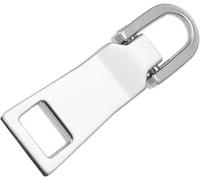 Kit de remplacement de tirette de fermeture éclair argentée, languette coulissante pour bagages, sac à dos, veste, valise, manteau, accessoires de couture et fournitures