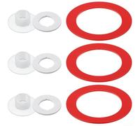 Kit de remplacement de valve de chasse d'eau pour réservoir de toilette avec joint d'assemblage de valve et bouchon pour un fonctionnement fiable et sans fuite