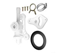 Kit de remplacement de valve d'eau de toilette polymère résistant au gel | Kit de réparation complet pour toilettes Thetford Aqua for Style for Lite RV - Matériau ABS blanc facile à installer avec