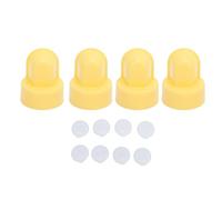 Kit de remplacement de valves et de membranes pour tire-lait, compatible avec les modèles Pump in Style, Symphony, Swing et les tire-lait manuels ; 4 valves jaunes accompagnées de