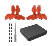 Kit de Remplacement d'hélices for Drone DJI Neo avec étui de Rangement(2 Pairs of Red)