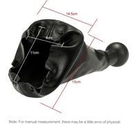 kit de remplacement du pommeau de levier de vitesse 5 vitesses en cuir pour PEUGEOT 207 307 406