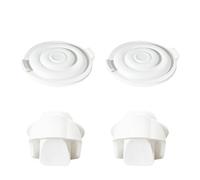 Kit de remplacement économique pour Elvie, diaphragme, White | Silicone de qualité alimentaire pour tire-lait portatif Elvie, compatibilité supérieure et entretien facile