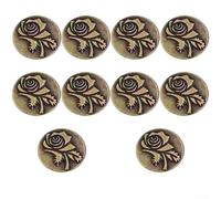 Kit de remplacement fiable pour jeans - 10 boutons en métal avec vis pratique (C)