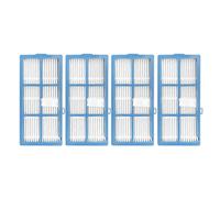 Kit de remplacement for brosse principale, brosse latérale, filtre en tissu, compatible avec BlitzWolf BW-VC3, accessoires for aspirateur robot(4pcs filter)