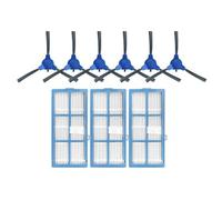 Kit de remplacement for brosse principale, brosse latérale, filtre en tissu, compatible avec BlitzWolf BW-VC3, accessoires for aspirateur robot(Set A)