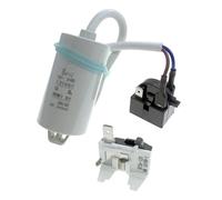 Kit De Remplacement For Compresseur De Réfrigérateur QP2-4.7G12, Relais De Démarrage PTC, Condensateur Et Protection Contre Les Surcharges, Pièces De Rechange For Congélateur Et Réfrigérateur(1set)