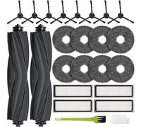 INF Kit de rechange pour aspirateurs Dreame L10s Ultra, 2 brosses principales, 8 brosses latérales, 4 filtres, 8 tampons d'essuyage