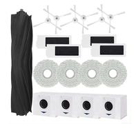 Kit de remplacement pour aspirateur Ecovacs pour Deebot T20 Pro Max, brosse latérale principale, filtre à poussière, sac à poussière, composants pour l'entretien
