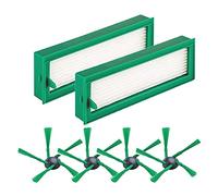 Kit de remplacement pour aspirateur pour 6 pièces d'accessoires/pièces de rechange Vorwerk Kobold VR200, pièces et accessoires d'aspirateur Vorwerk Kobold VR200 (Couleur : Vert) (Color : Green)