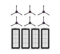 Kit de remplacement pour Cecotec pour conga, x50 et x50 pour xtreme | Robot Aspirateur avec 4 Filtres HEPA et 6 Brosses Latérales Kit d'entretien complet 10 pièces pour Edge