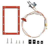 Kit de remplacement pour chauffe-eau au gaz naturel avec isolant haute température | Tube en laiton étanche | Vis de joint de porte de brûleur pour plus de fiabilité