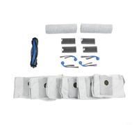 Kit de remplacement pour Deebot T80 pour Omni 14 brosses principales | Poils en caoutchouc ABS, ramassage efficace des débris, réduit les enchevêtrements, performance durable