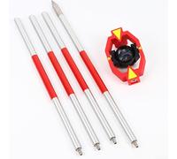 Kit de remplacement pour miroir de test de polarisation totale avec tiges de mesure en alliage d'aluminium pour des projets d'enquête et d'exploitation minière précis (0 mm)