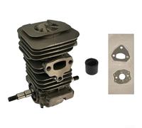 Kit de remplacement pour moteur de tronçonneuse compatible avec la marque X 136 137 141 142 | Comprend un joint d'assemblage de cylindre et tuyau d'admission pour modèles 530069941 530049794 | 38 mm