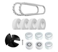 Kit de remplacement pour nettoyeur de piscine Dolphin : courroies à turbines, guide de roues d'escalade 9995266r1 M200 pour poulies de pièces actives série 820/830 9985006r2