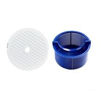 Kit de remplacement pour panier et couvercle de piscine - Panier filtrant SPX1096CA et couvercle SPX1096B - Compatible avec les modèles d'écumoire automatique Hayward SP1098