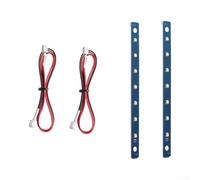 Kit de remplacement pour panneau lumineux LED 24 V haute efficacité pour imprimante 3D 5 m et 5 m Pro - Plug and Play ABS bleu - Lot de 2