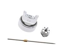 Kit de remplacement pour pulvérisateur de peinture frontal, 2.5 | Buse et aiguille de capuchon d ' air pour la réparation de pulvérisateur de peinture avec pièces de rechange en acier
