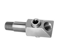 Kit de remplacement pour pulvérisateur électrique sans air avec adaptateur | Ce kit d'adaptateur hydraulique en acier inoxydable offre un espace supplémentaire pour une installation facile du capteur