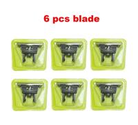 Kit de remplacement pour rasoir tondeuse électrique OneBlad,Compatible avec QP2520 QP2530 QP2630 QP6510 QP6520 QP2523,nouveau modèle 6 pcs blade