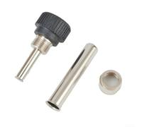 Kit de remplacement pour station de soudage 936 - Douille, écrou et poignée électrique en bois, boîtier en acier inoxydable, manchon résistant à la chaleur, 3 pièces
