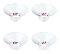 Kit de remplacement pour tire-lait 4 pièces - Compatible avec Momcozy M9/M6/M5 - Membranes et valves de rechange - 15 mm SANPIE