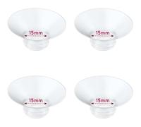 Kit de remplacement pour tire-lait 4 pièces - Compatible avec Momcozy M9/M6/M5 - Membranes et valves de rechange - 15 mm