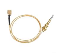 Kit de remplacement thermocouple pour cuisinière à gaz et chauffage en spirale - Capteur plaqué or 600 mm ou 1200 mm avec sécurité coulissante (120 cm)