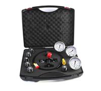 Kit de Remplissage d'azote,Charge De Gaz D'Accumulateur D'Azote Hydraulique De SystèMe avec 3 Jauges 7 Raccords Et 1 Tuyau De Gaz De des machines agricoles, des équipements industriels