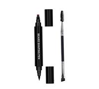 Kit de remplissage de stylo remplissage barbe, brosse à crayons, longue durée, étanche, pour les espaces, fines et patches pour hommes, 2 pièces