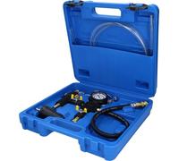 Kit de Remplissage et de Purge Universel BT521100-4 Pièces pour Système de Refroidissement et de Ventilation Voiture - Sans Bulles d’Air - Adaptateur et Boîte de Rangement - BRILLIANT TOOLS