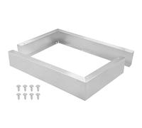 Kit de remplissage pour micro-ondes 7,5 cm de large en acier inoxydable pour micro-ondes W10164745 Whirlpool - Compatible avec toutes les marques de micro-ondes - Comble l'espace entre les armoires du