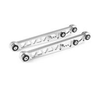 Kit de renfort de berceau arrière inférieur (paire) avec barres de liaison ASR, compatible avec Honda Civic 96-00 EX SI JDM LCA EK EM(Silver)