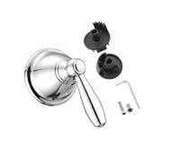 Kit de renouvellement de poignée de douche avec adaptateurs et nsemble de poignée de douche de rechange pour garniture de salle de bain à poignée unique avec adaptateurs