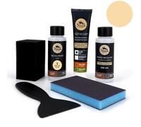 Kit de Rénovation Cuir (8-BEIGE CLAIR) - SOFOLK - Pour Volant, siège Auto, Chaise, sellerie, Chaussure