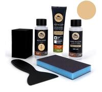 Kit de Rénovation Cuir (9-BEIGE) - SOFOLK - Pour Volant, siège Auto, Chaise, sellerie, Chaussure