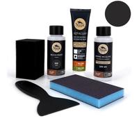 Kit de Rénovation Cuir (NOIR - RAL 9005) - SOFOLK - Pour Volant, siège Auto, Chaise, sellerie, Chaussure