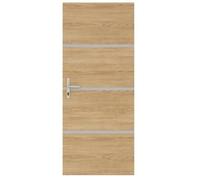 Kit de Rénovation de Porte - NORDLINGER PRO - 4 Feuilles 85 x 50 cm & 3 Profils 85 x 2 cm - Chêne Naturel