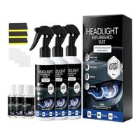 Kit de rénovation d'optiques de phares pour tous types de véhicules (3PC)