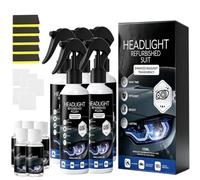 Kit de rénovation d'optiques de phares pour tous types de véhicules (5PC)