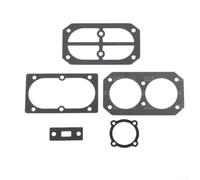 Kit de réparation 5 en 1 compresseur d'air pour modèle 2070 - Kit de joints de culasse avec plaque de soupape et rondelles de base, composants d'étanchéité en plastique