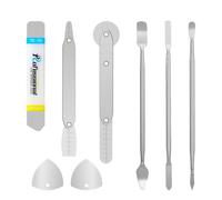 Kit de Réparation 8 Pièces, Outils D’ouverture en Métal Ultra-fin, Spatules en Acier Inoxydable avec Spudger Ergonomique 0,1 mm, kit de Démontage pour Smartphone, Tablette, Ordinateur Portable